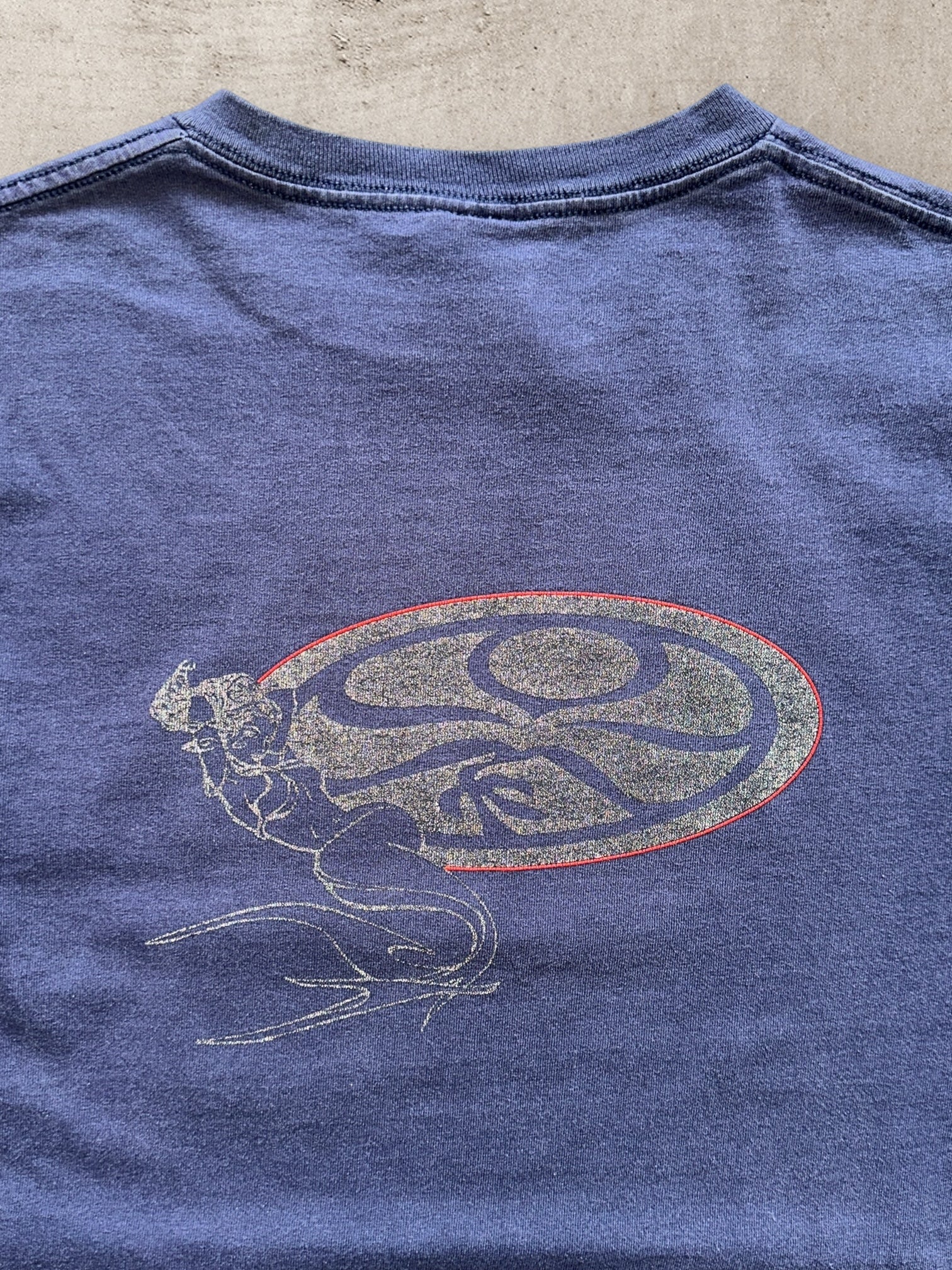 90s Pin Up Mermaid Graphic T-Shirt - Large