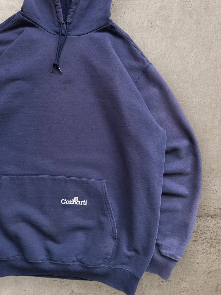 00s Carhartt Embroidered Hoodie - XL