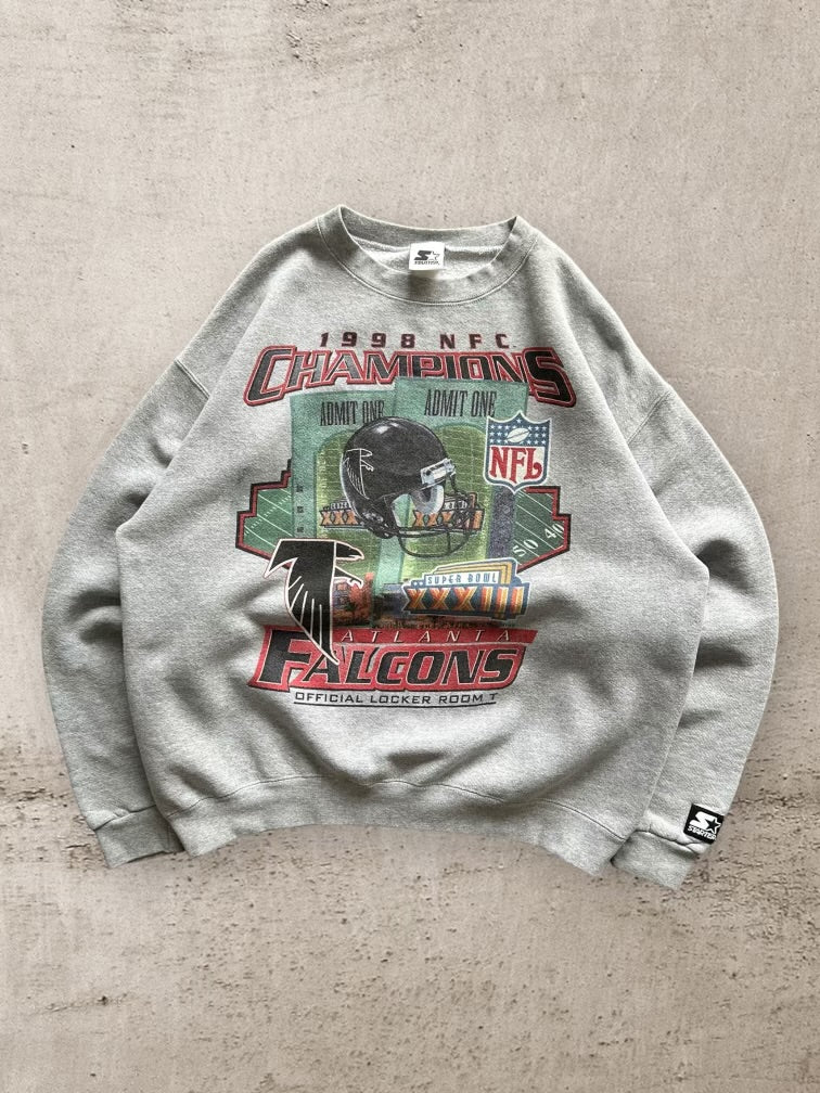 90s Atlanta Falcons NFC Champions Crewneck - Medium