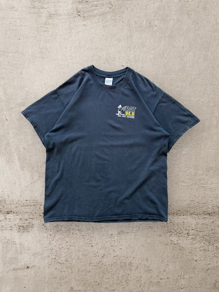 90s WRat 95.9 Radio Graphic T-Shirt - XL