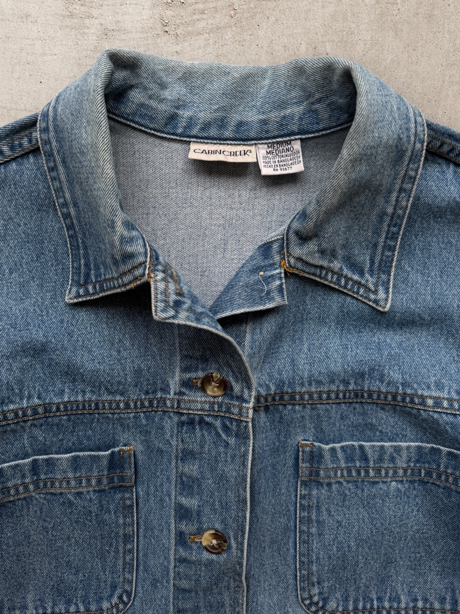 00s Cabin Creek Denim Chore Jacket - Medium