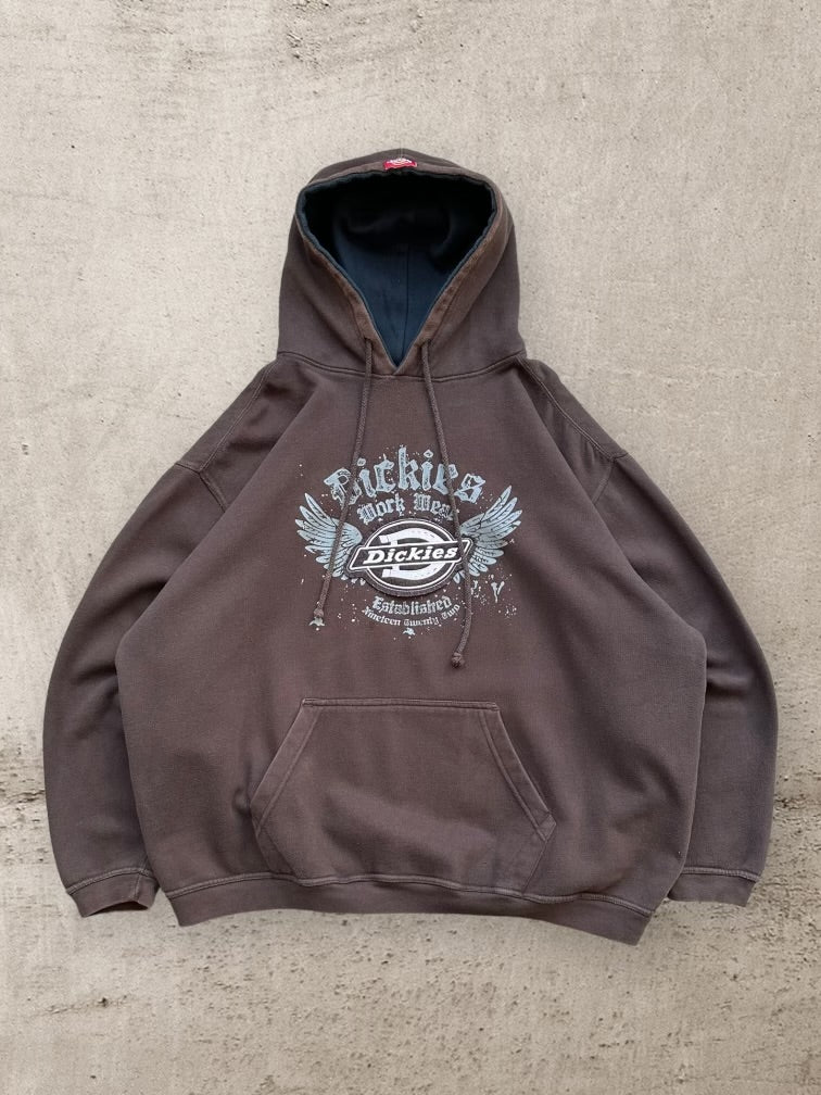 00s Dickies Work Wear Graphic Hoodie - XXL