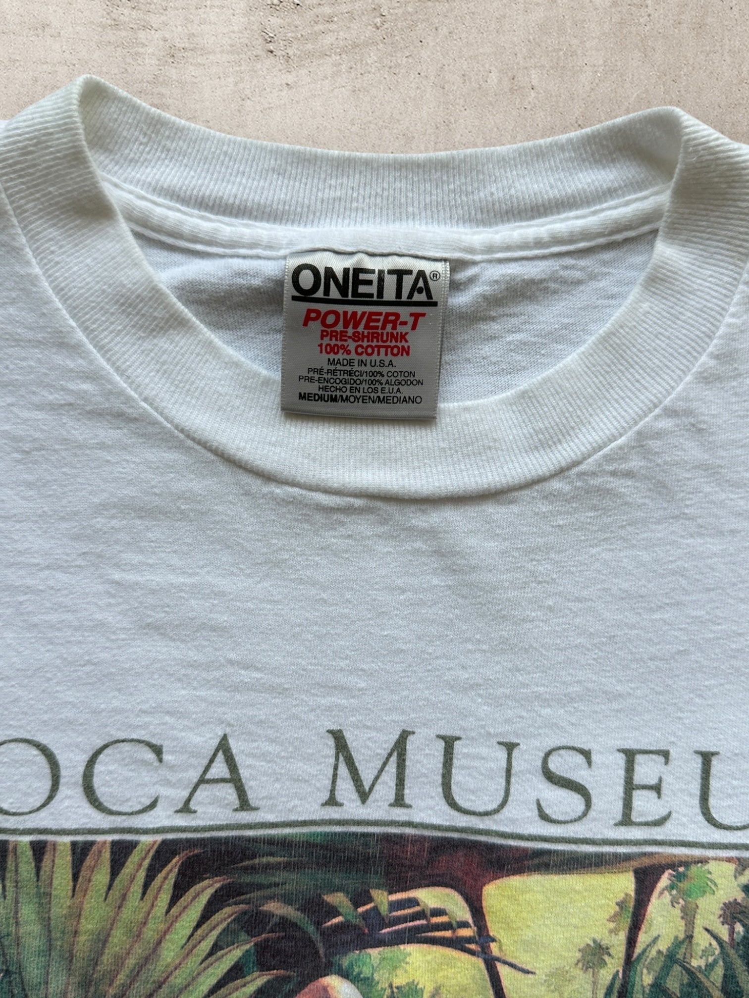 90s Boca Museum Art Festival Graphic T-Shirt - Medium
