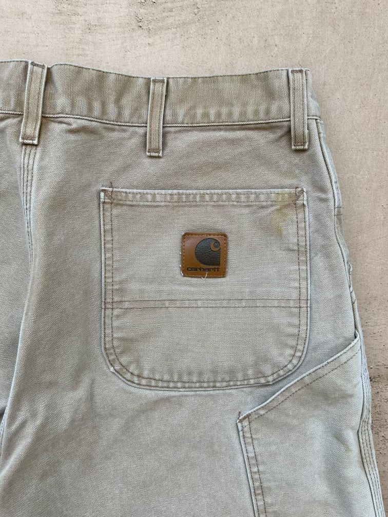 90s Carhartt Distressed Carpenter Shorts - 36