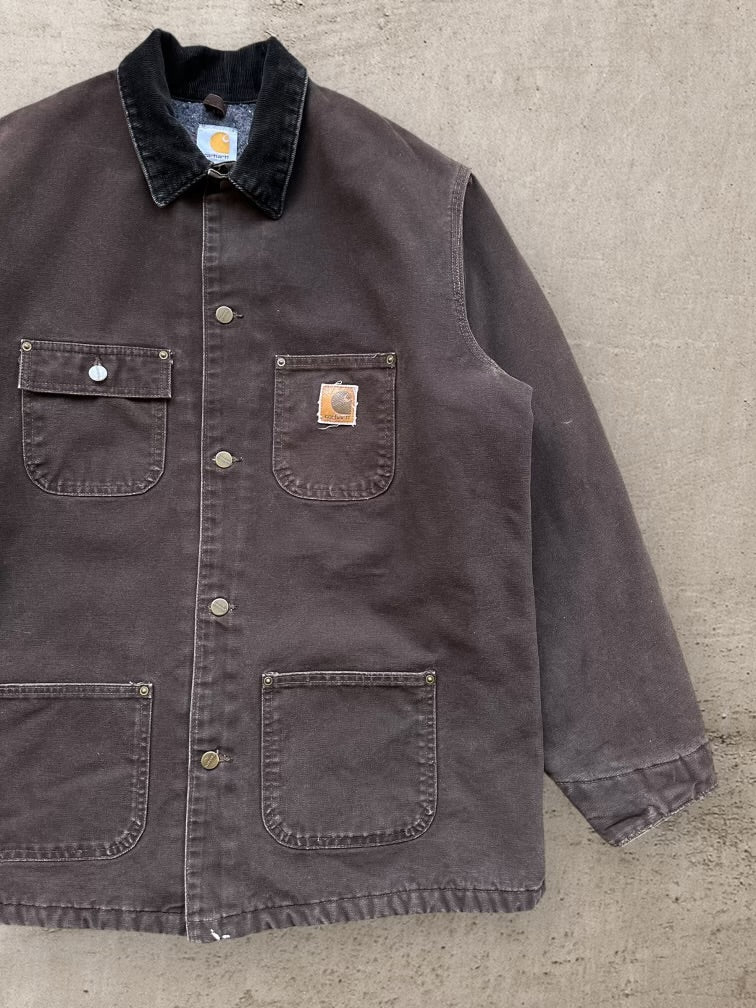 00s Carhartt Wool Lined Chore Jacket - XXL