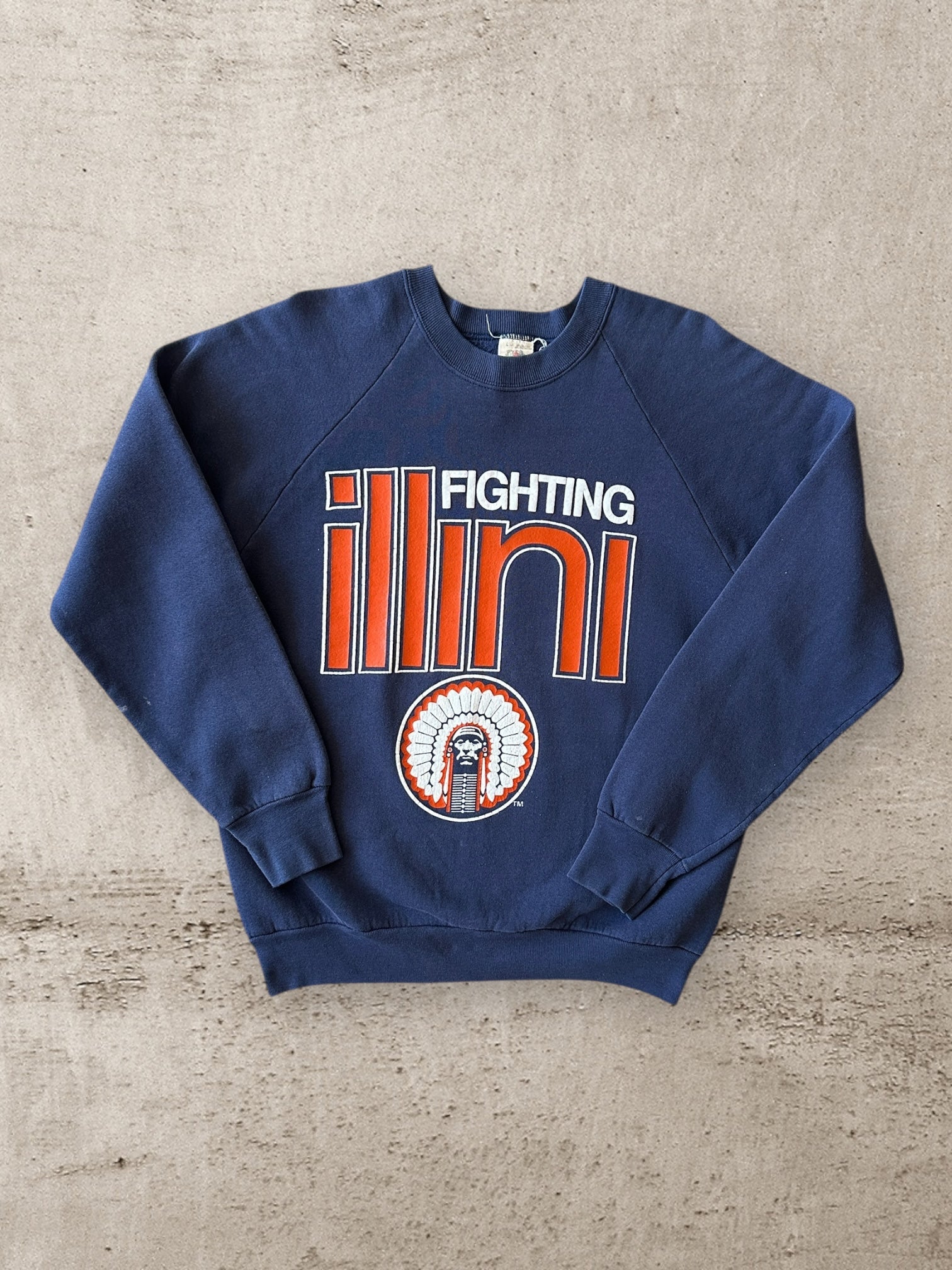 90s Fighting Illini Crewneck - Medium