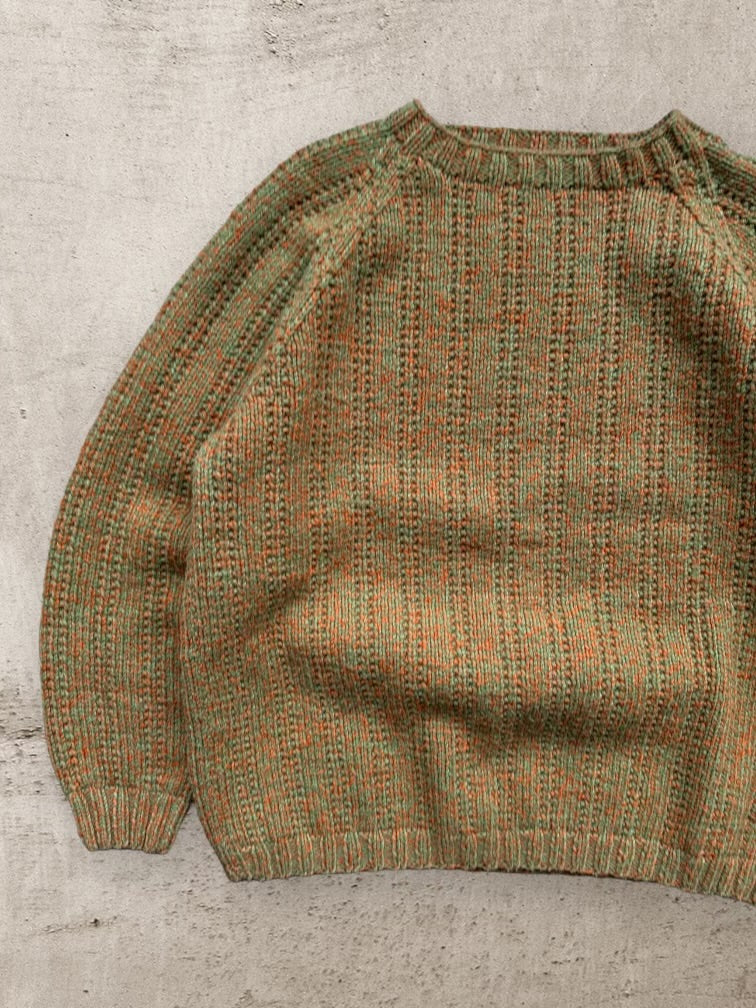 80s Multicolor Knit Sweater - Medium