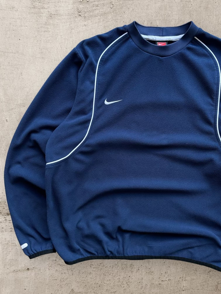 00s Nike Mini Swoosh Fleece Crewneck - XL