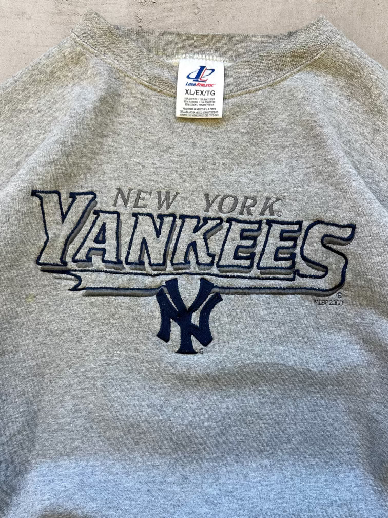 90s Logo7 New York Yankees Crewneck - XL