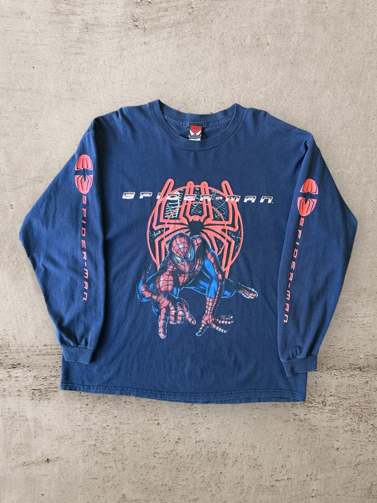 00s Spider-Man Long Sleeve T-Shirt - XL