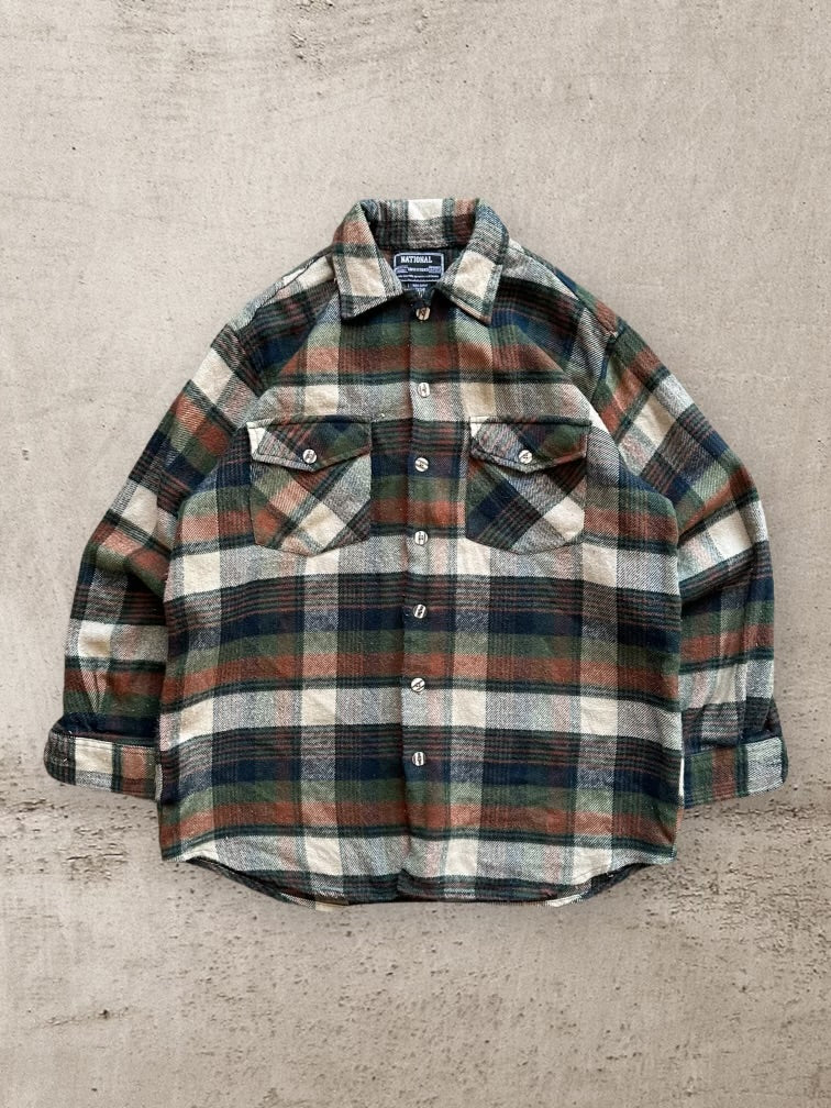 00s National Plaid Flannel - XL