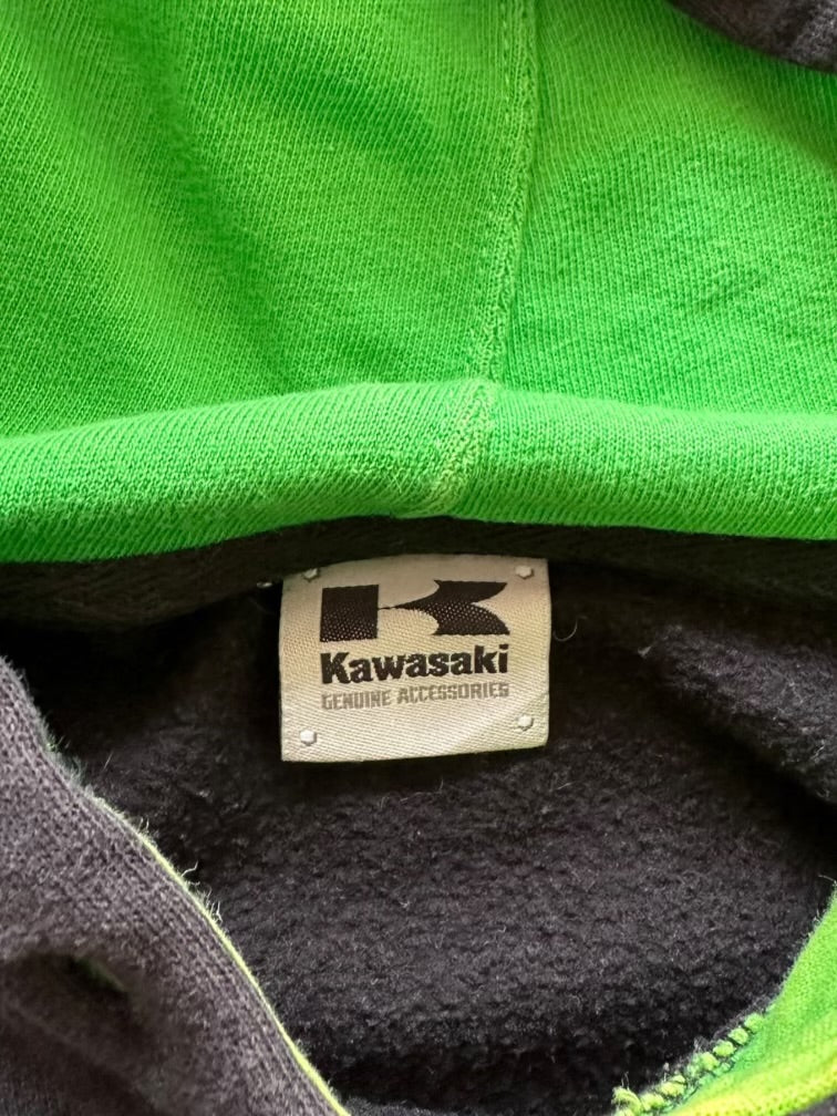 00s Kawasaki Graphic Hoodie - Large