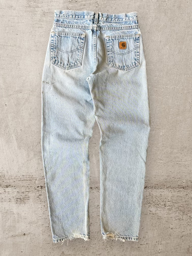 00s Carhartt Light Wash Denim Jeans - 30x31