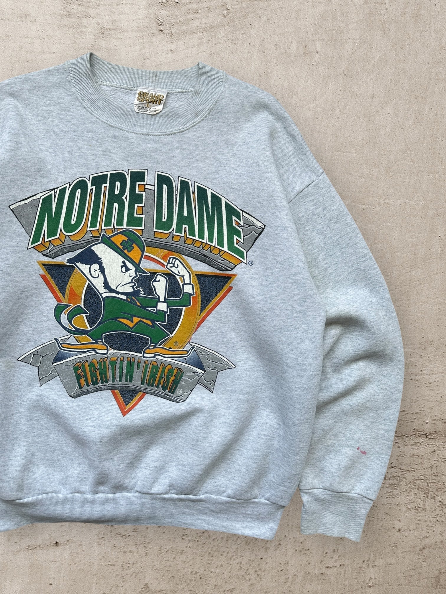 90s Notre Dame Crewneck - Medium
