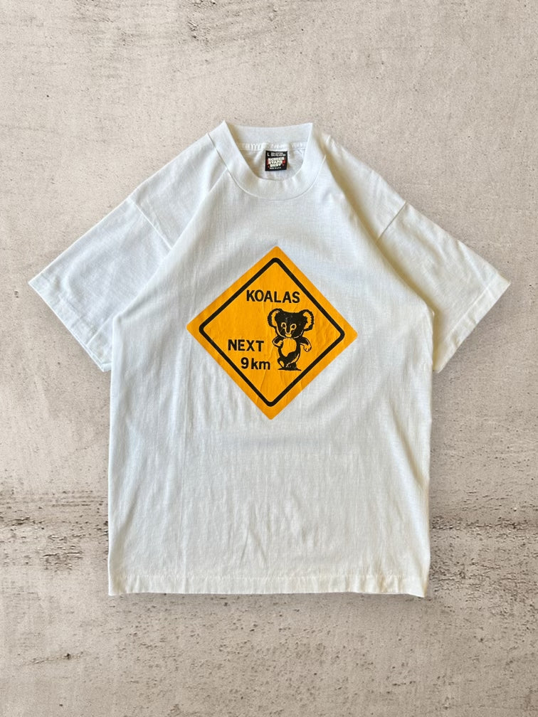 90s Koalas Road Sign T-Shirt - Large