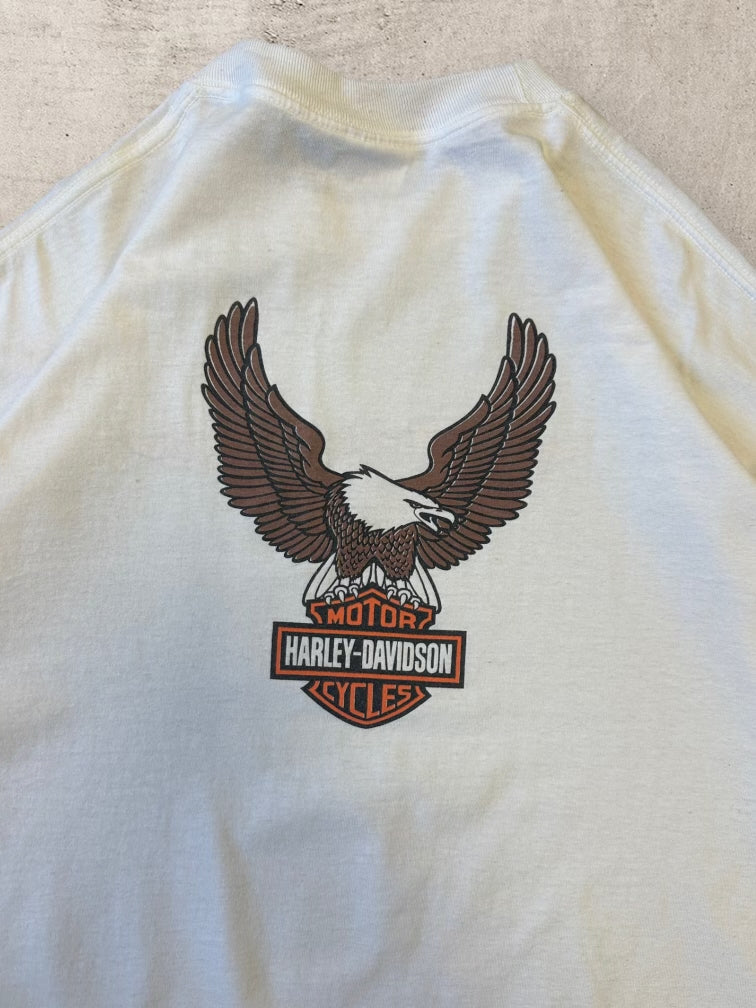 00s Harley Davidson Wings T-Shirt - XL
