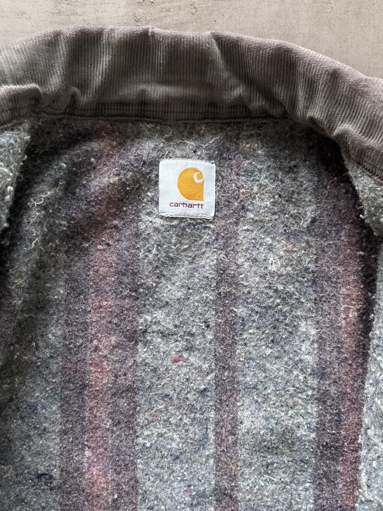 90s Carhartt Wool Lined Distressed Chore Jacket - XL