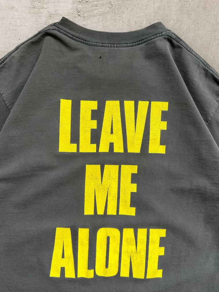 90s Therapy? Leave Me Alone Graphic T-Shirt - Large