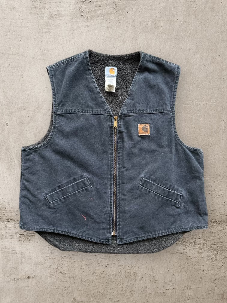 90s Carhartt Sherpa Lined Vest - XL