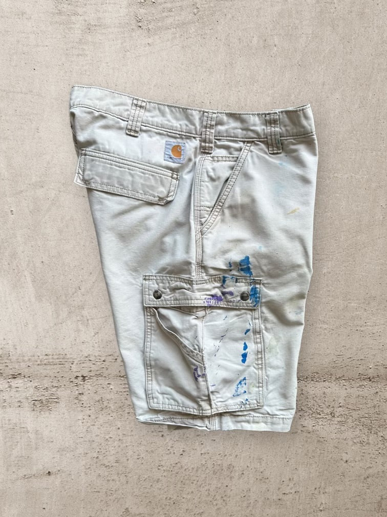 00s Carhartt Distressed Cargo Shorts - 34