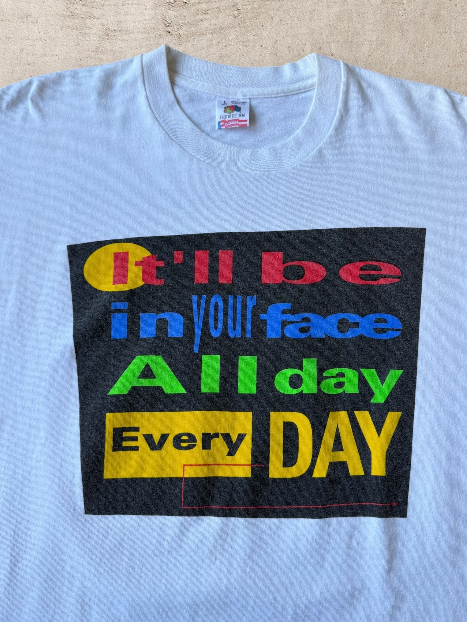 90s NEC MultiSync Monitor Promo Graphic T-Shirt - Large