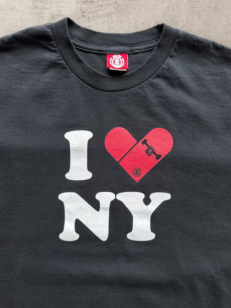 00s Element I Heart New York Graphic T-Shirt - XL