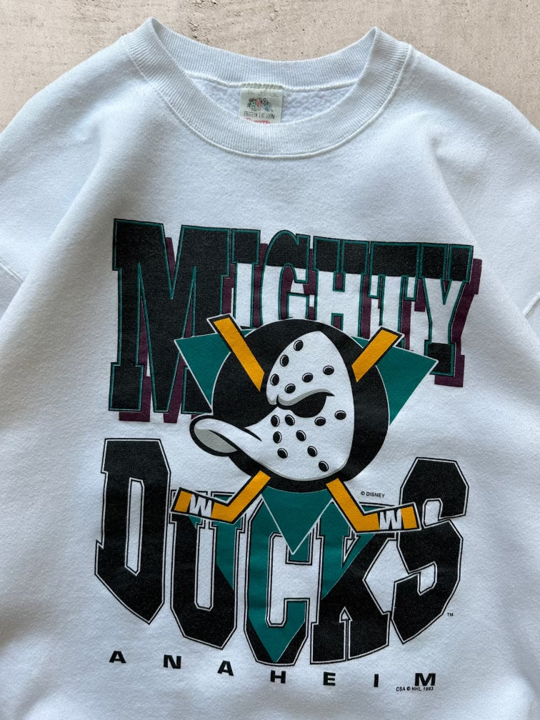 90s Anaheim Mighty Ducks Crewneck - Large