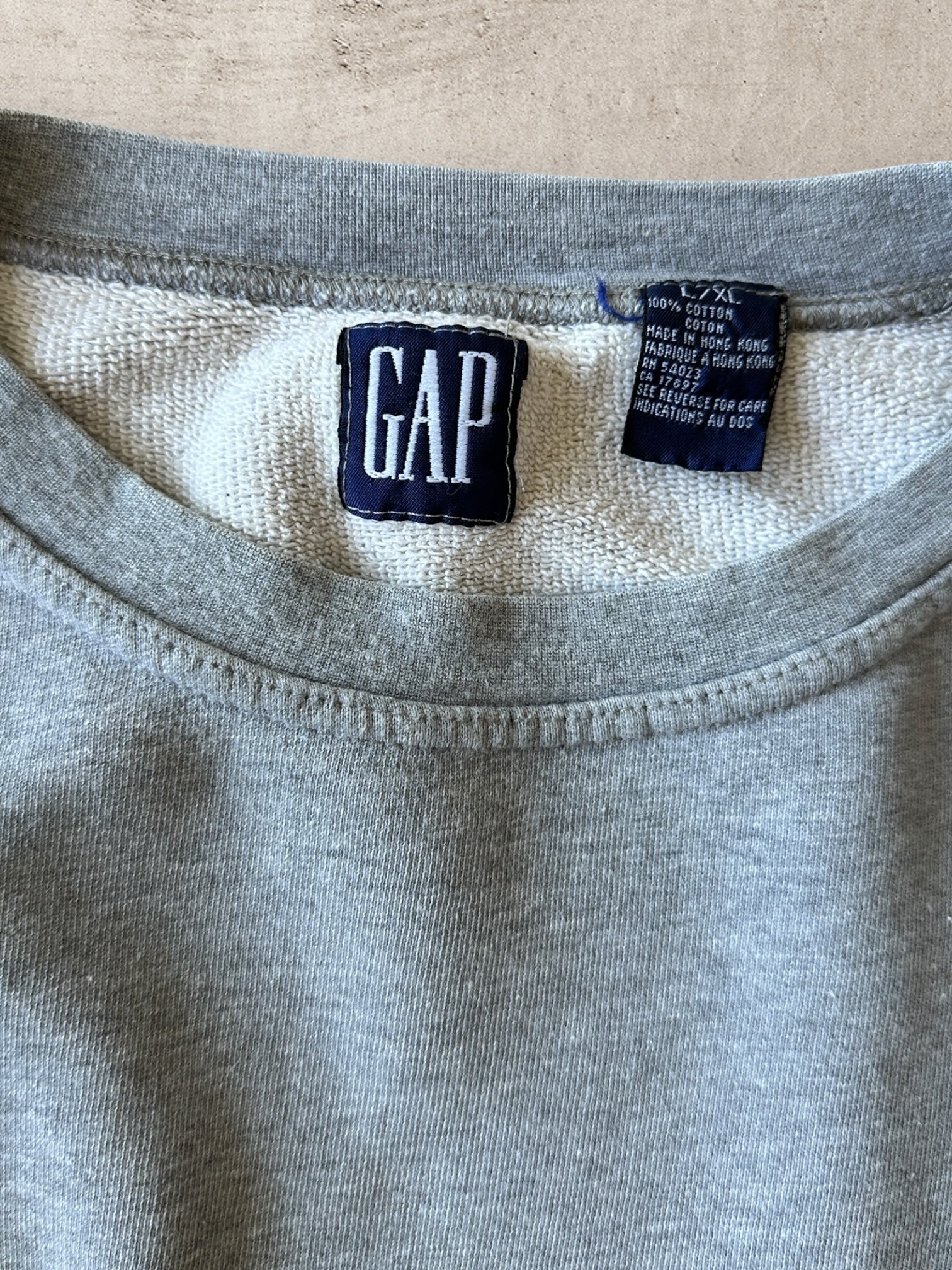 90s Gap World Classic Sport Crewneck - XL
