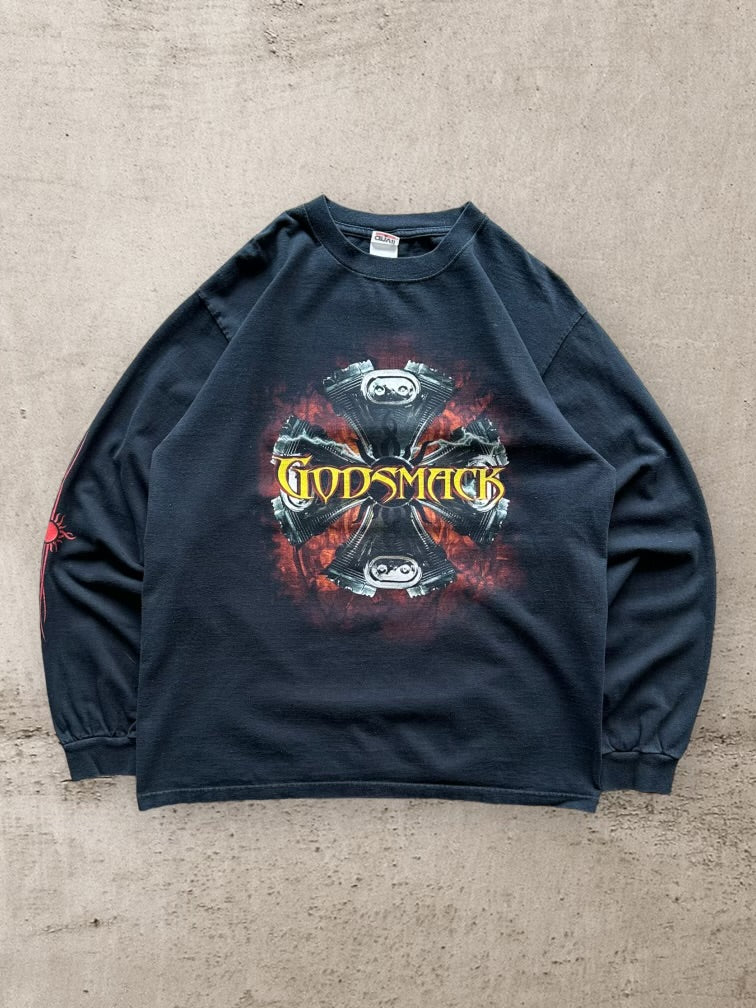 00s Godsmack Graphic Long Sleeve T-Shirt - Large