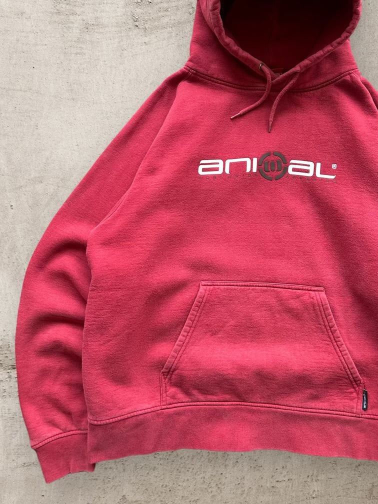 00s Animal Graphic Hoodie - Large