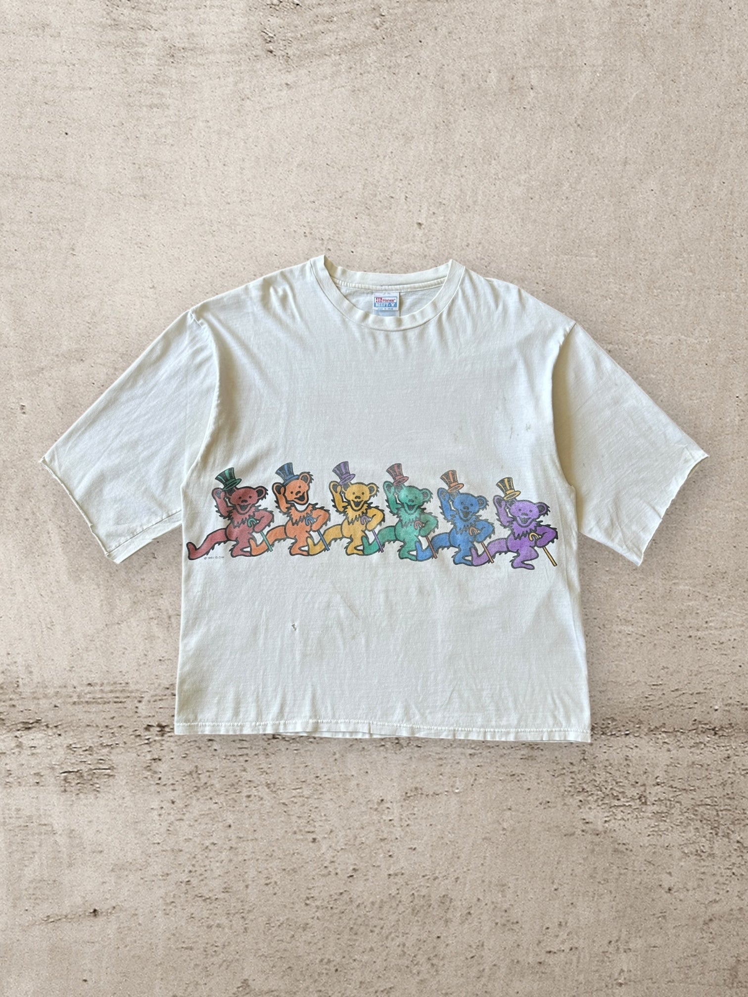 90s Grateful Dead Bears Wrap Around Graphic T-Shirt - XL