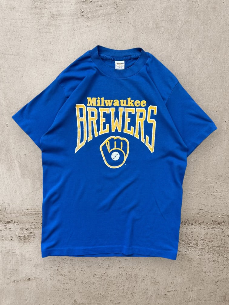 80s Milwaukee Brewers Graphic T-Shirt - Small