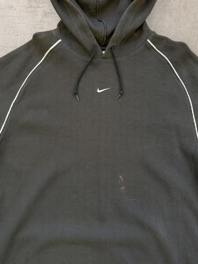 00s Nike Lined Center Swoosh Hoodie - XL