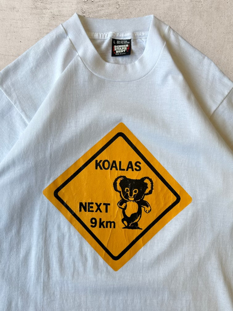 90s Koalas Road Sign T-Shirt - Large