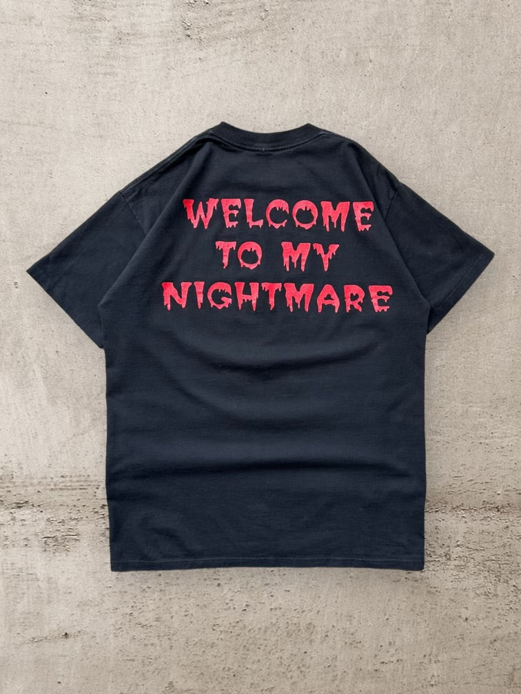 90s Alice Cooper Welcome To My Nightmare Graphic T-Shirt - Large