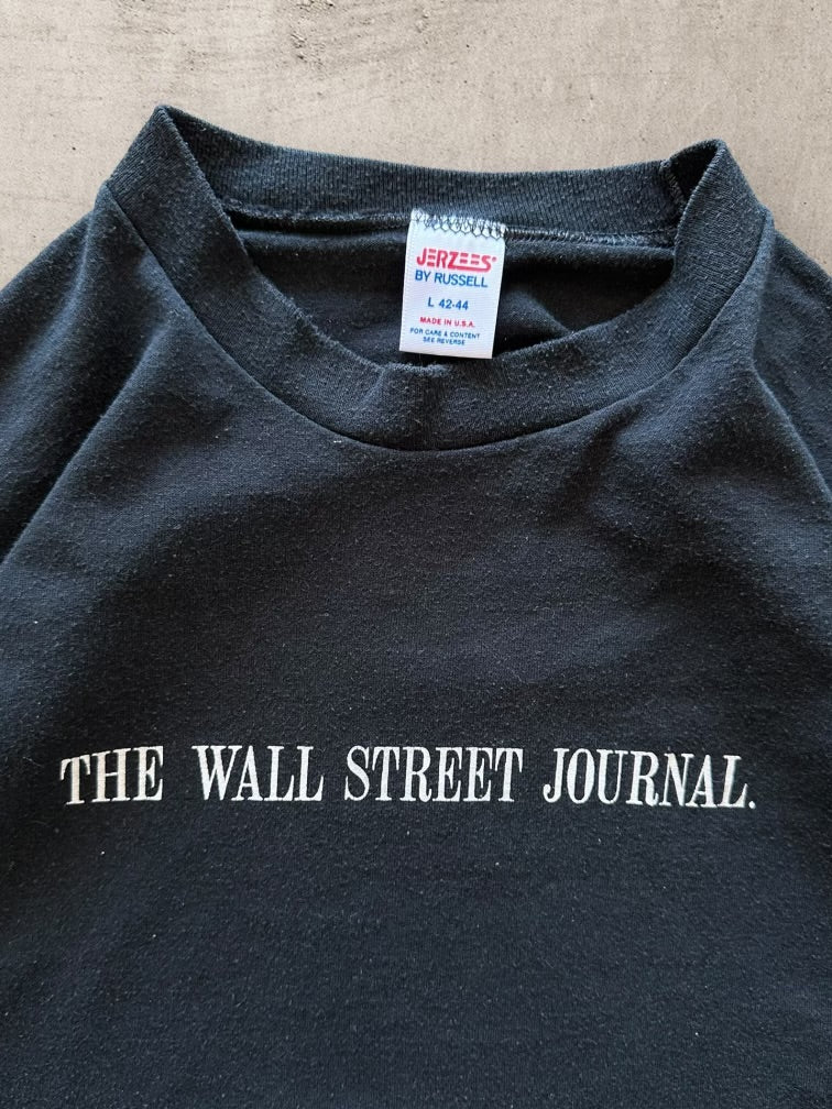 90s The Wall Street Journal Graphic T-Shirt - Large