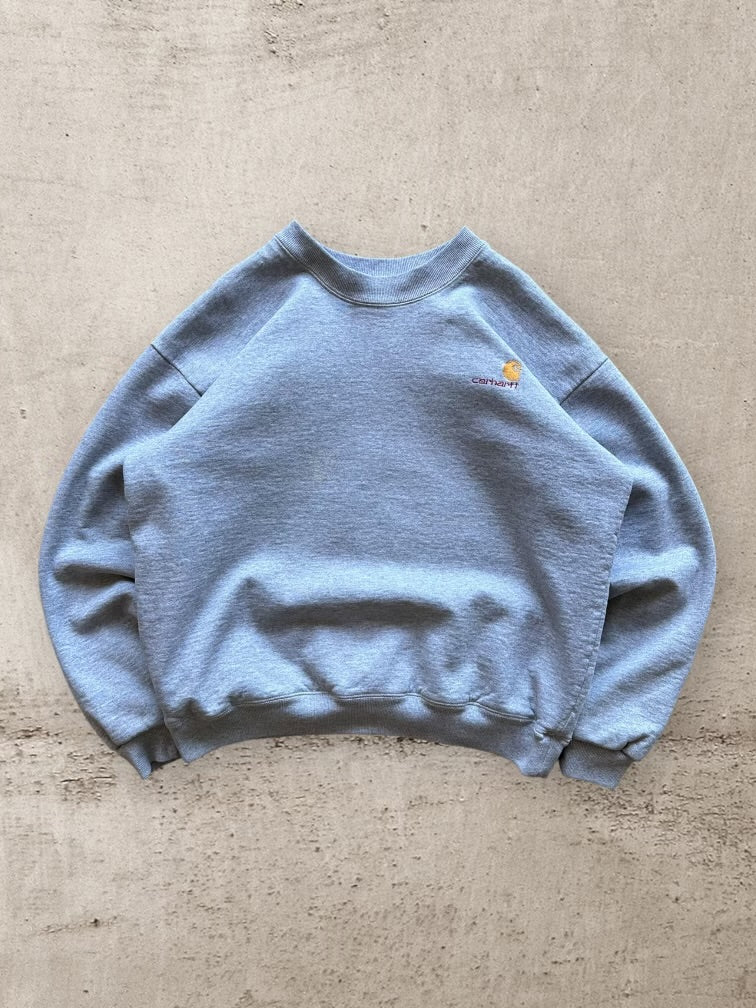 90s Carhartt Thermal Lined Crewneck - XL