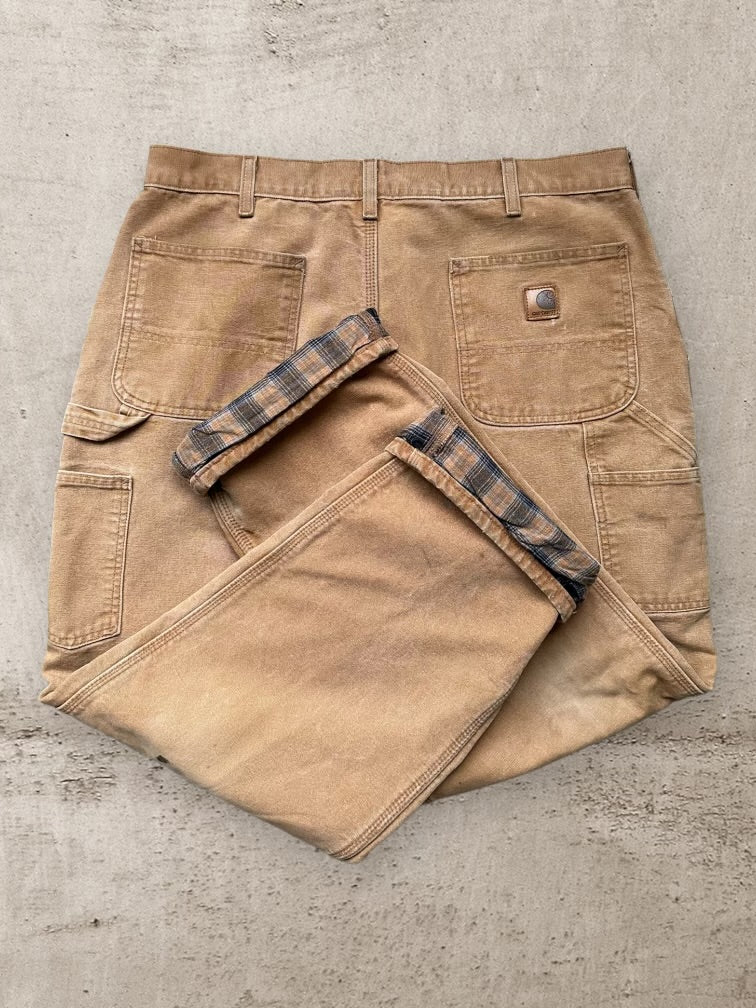 00s Carhartt Blanket Lined Carpenter Pants - 36x31