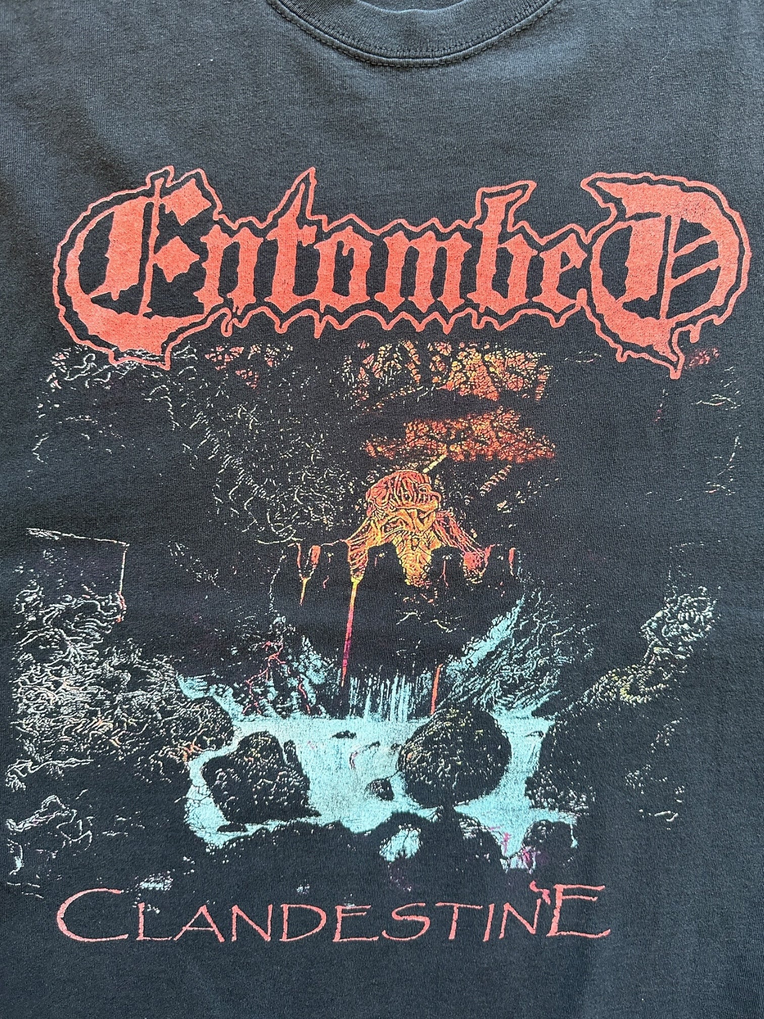 00s Entombed Clandestine Cut Off Shirt - Large – The Juncture