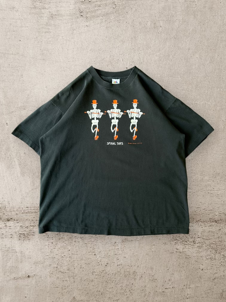 90s Spinal Taps Dancing Skeletons T-Shirt - Large