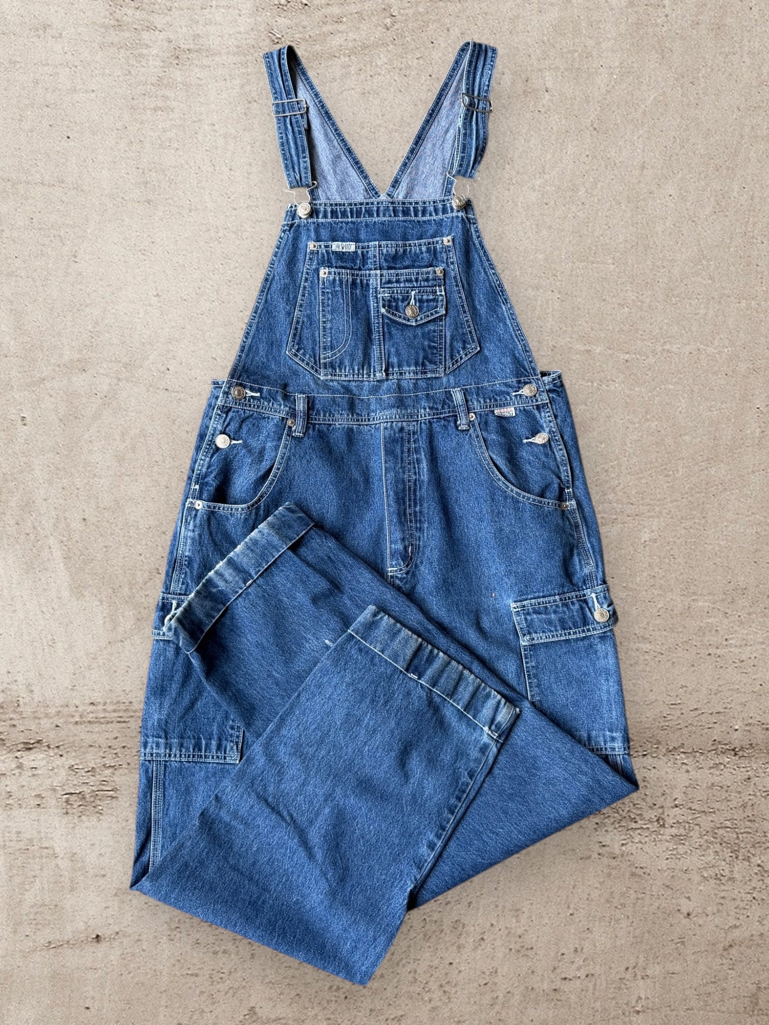 90s Revolt Denim Overalls -
