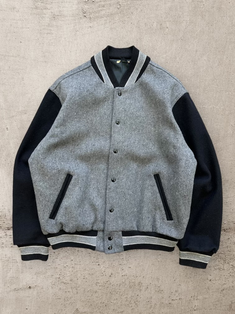 80s/90s Wool Varsity Jacket - Large