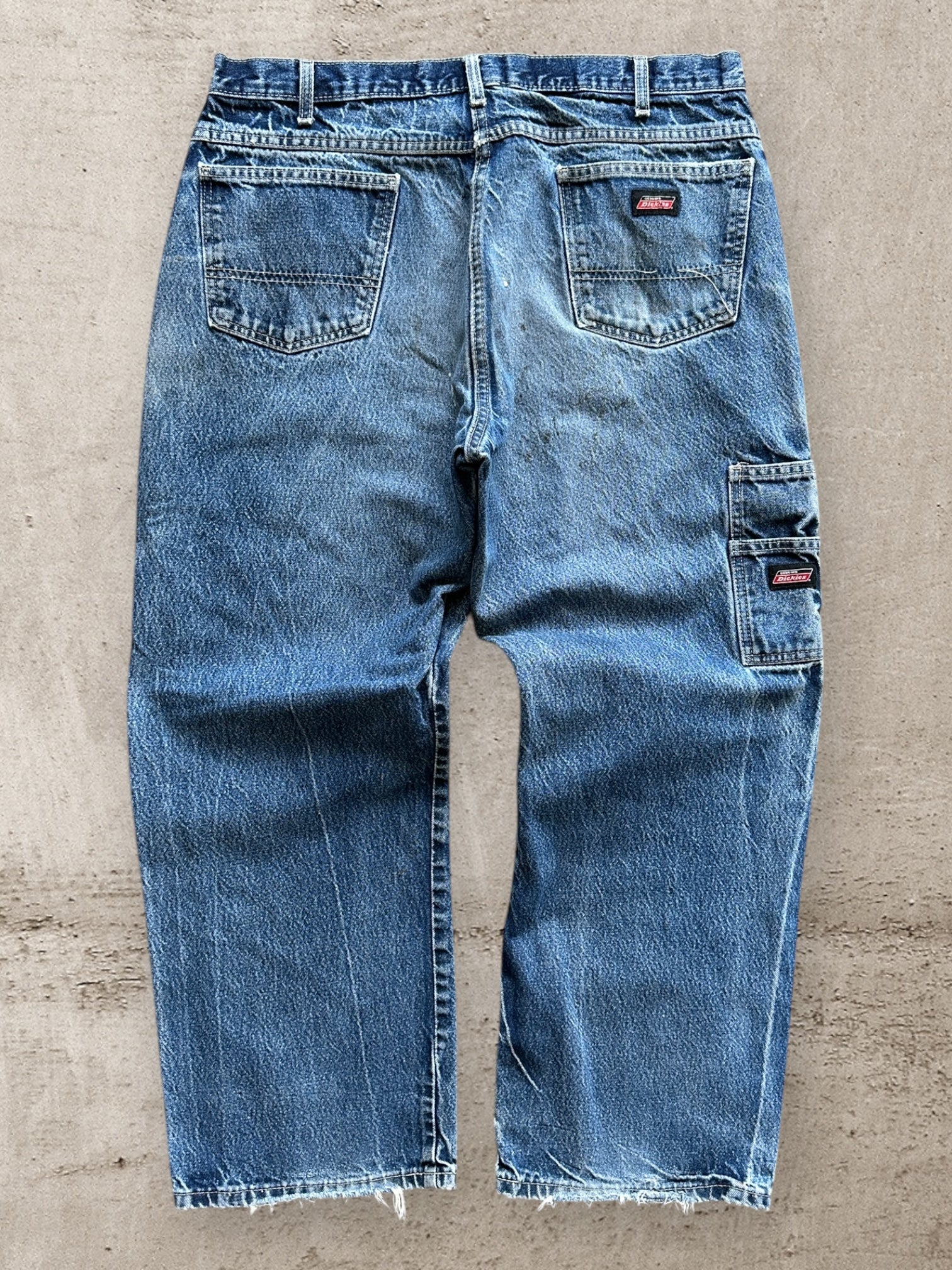 00s Dickies Distressed Denim Carpenter Pants - 36x29 – The Juncture