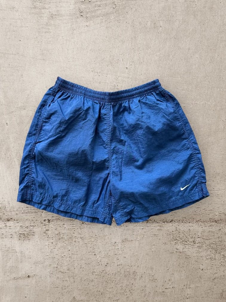 00s Nike Mini Swoosh Nylon Shorts - Youth Medium