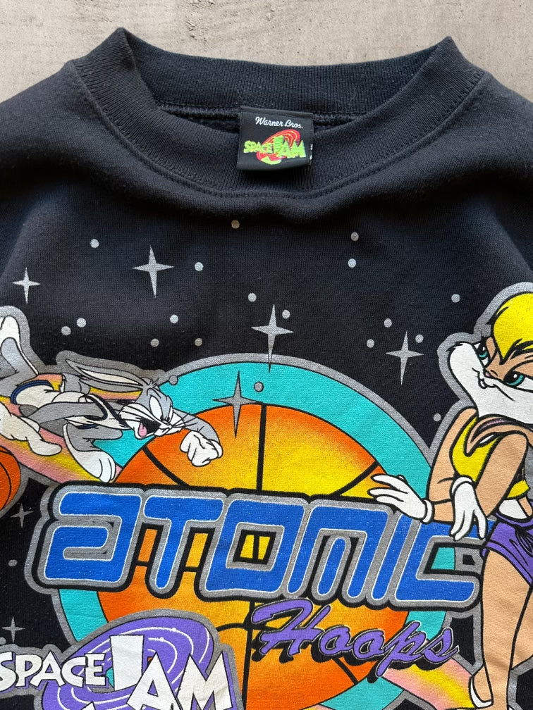 90s Space Jam Atomic Hoops Crewneck - XL