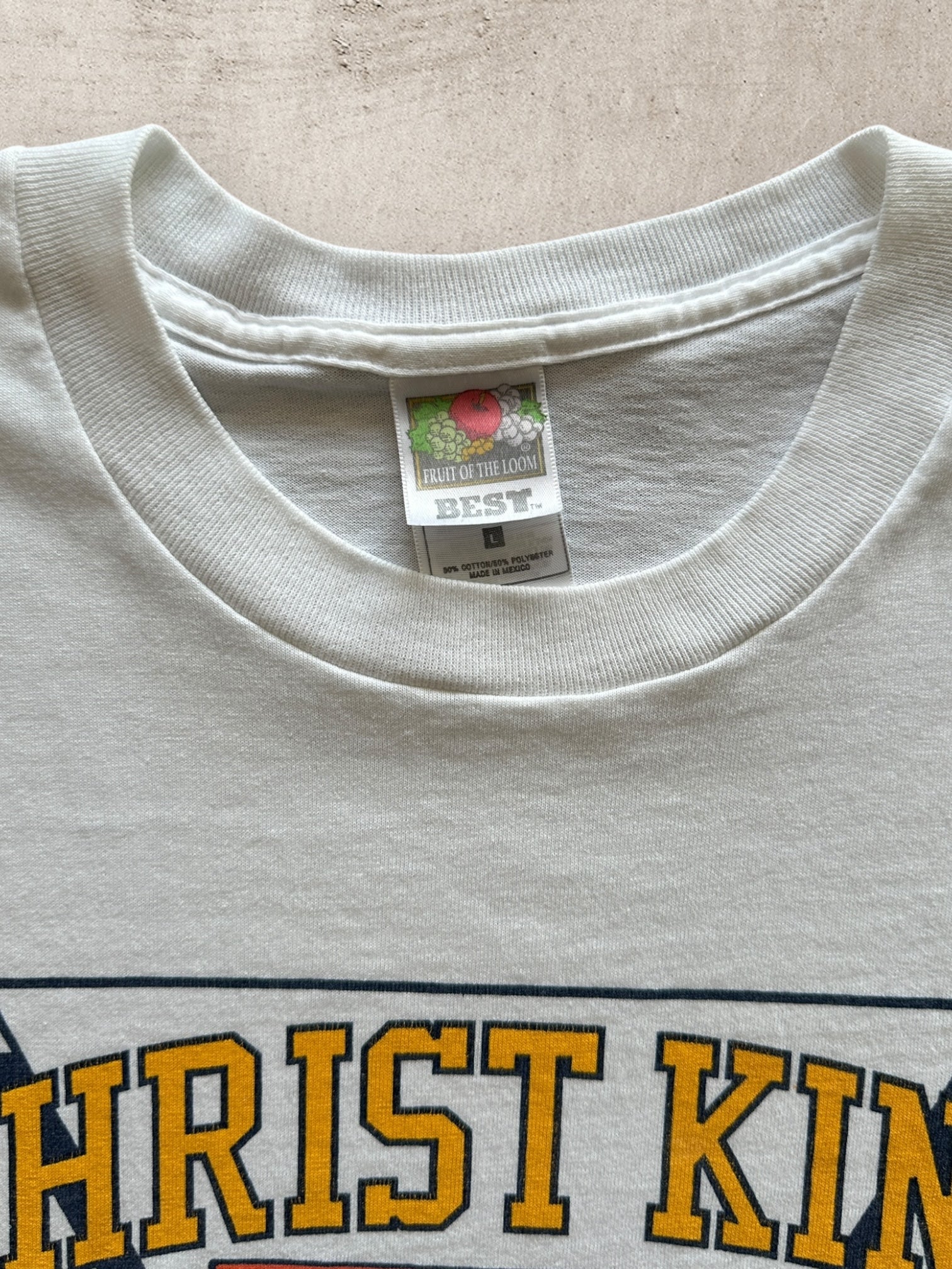 90s Christ King Basketball Graphic T-Shirt - Large