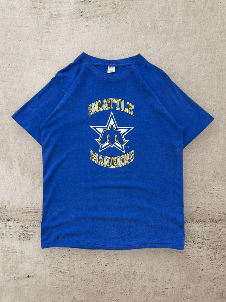 80s Champion Seattle Mariners Graphic T-Shirt - Medium