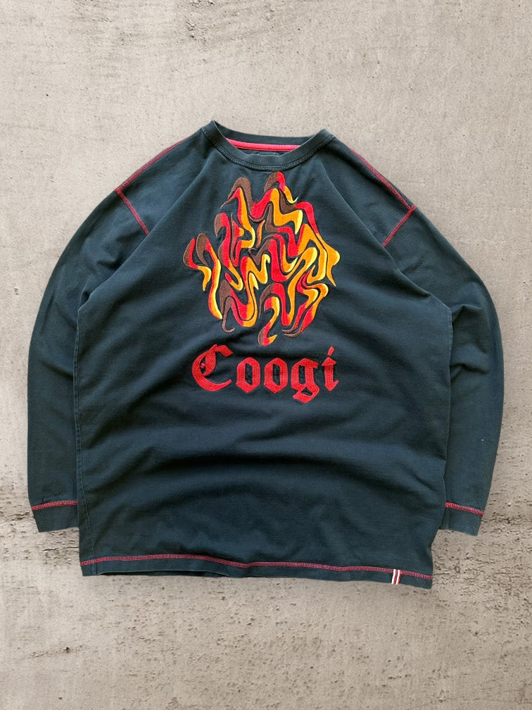 00s Coogi Embroidered Long Sleeve T-Shirt - XXL