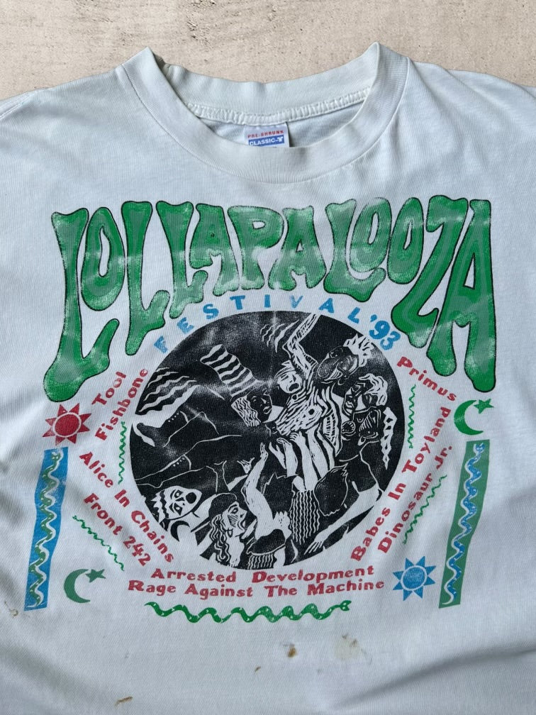 1993 Lollapalooza Graphic T-Shirt - Large