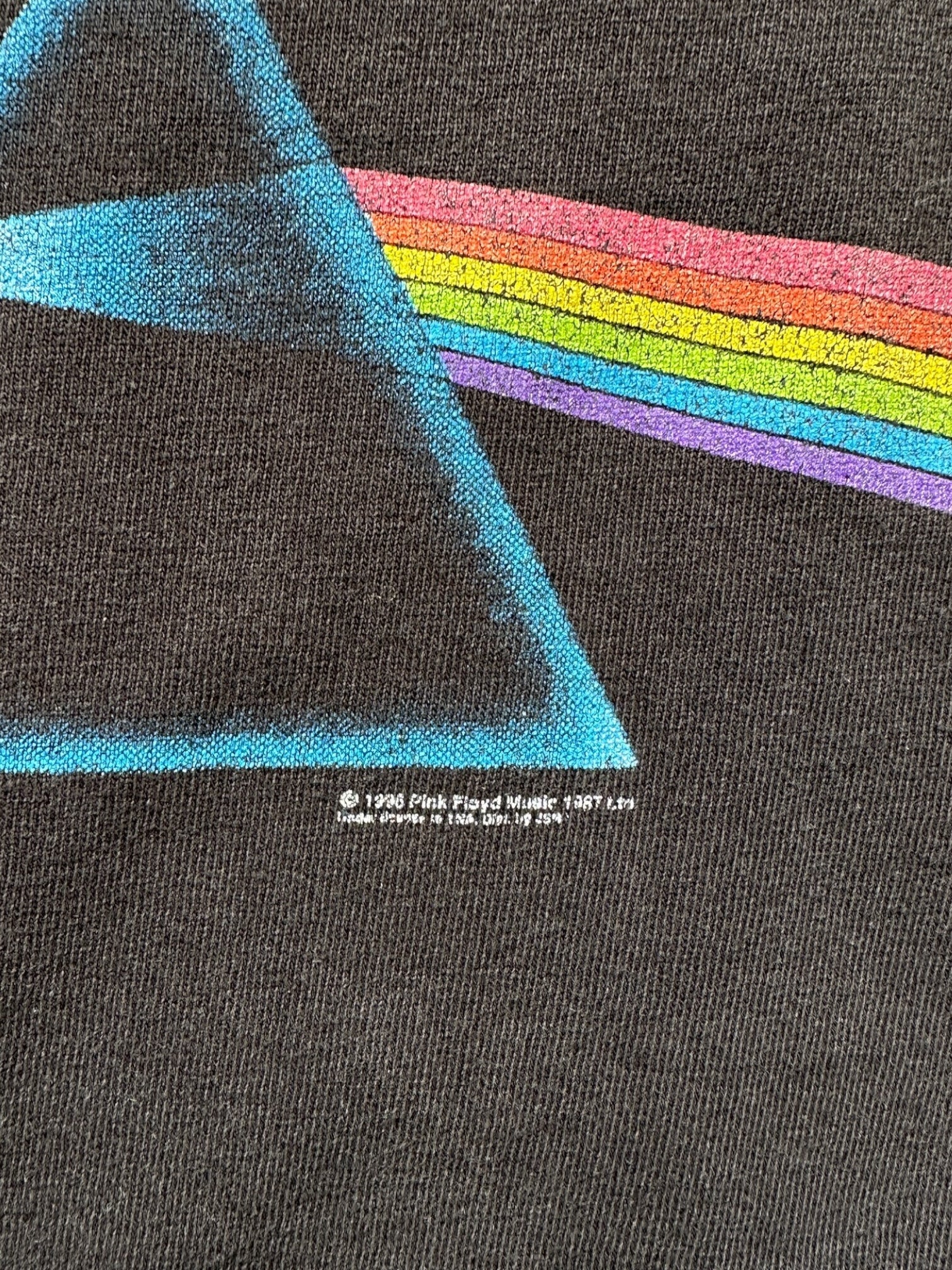 90s Pink Floyd Dark Side of The Moon Graphic T-Shirt - XL